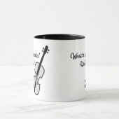 Vioolkoffie mok voor 's werelds grootste violist (Midden)