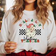 Vioolleraar Muzikant Holly Jolly Christmas