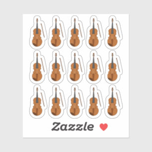 Vioolles Oefenplan Muzieklid Planner Sticker