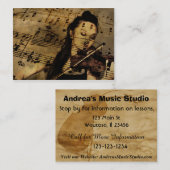 Vioolles Visitekaartje (Voorkant / Achterkant)