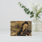 Vioolles Visitekaartje (Staand voorkant)