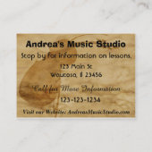 Vioolles Visitekaartje (Achterkant)