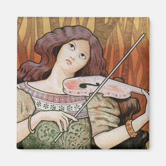 Vioollessen [Lecons de Violon] door Paul Berthon Magneet (Voorkant)