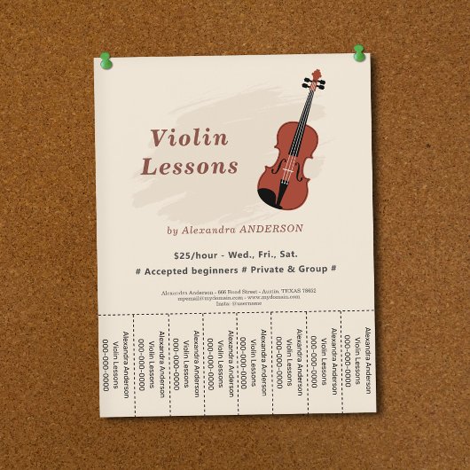 Vioollessen Traplijst Flyer