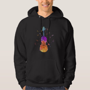 Vioolliefhebber Art Player Squad Violist Musicians Hoodie
