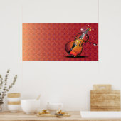 Vioolmagie Poster (Keuken)