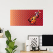 Vioolmagie Poster (Thuiskantoor)