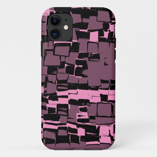  vioolmozaïekgrafisch ontwerp Case-Mate iPhone case (Achterkant)