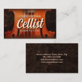 Vioolmuziek Tutor Classy Visitekaartje (Voorkant / Achterkant)