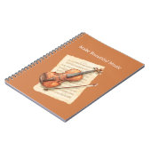 Vioolmuziekblad Notitieboek (Linkerzijde)