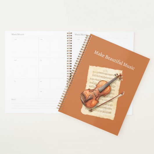 Vioolmuziekblad Planner (Display)