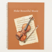 Vioolmuziekblad Planner (Voorkant)