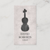 Vioolmuziekdocent Violist  Musical Visitekaartje (Voorkant)