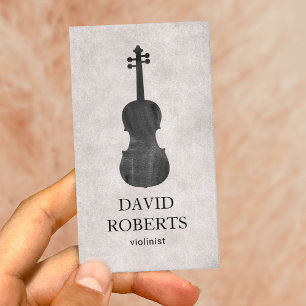 Vioolmuziekdocent Violist  Musical Visitekaartje
