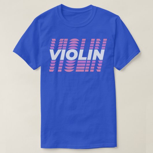 vioolmuziekkoord t-shirt (Design voorkant)