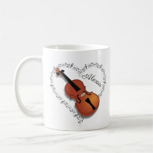 Vioolmuzieknoten Koffiemok
