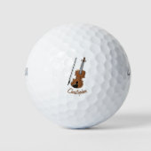Vioolontwerp Persoonlijk Golfballen (Voorkant)