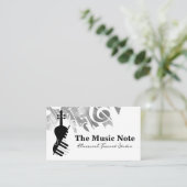 Vioolpiano Logo | Muziek Visitekaartje (Staand voorkant)