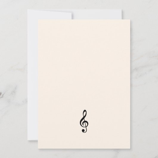 Vioolrecital Kaart (Achterkant)