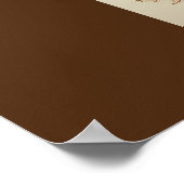 Vioolschoonheid, bloemenkunstmatig  AI-gegenereerd Poster (Hoek)