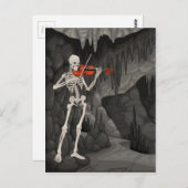 vioolskelet briefkaart (Voorkant / Achterkant)