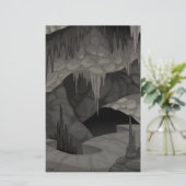 vioolskelet briefpapier (Staand voorkant)