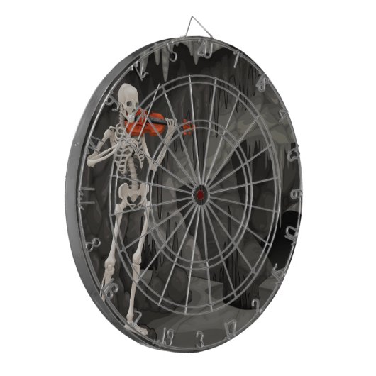 vioolskelet dartbord (Voorkant Links)