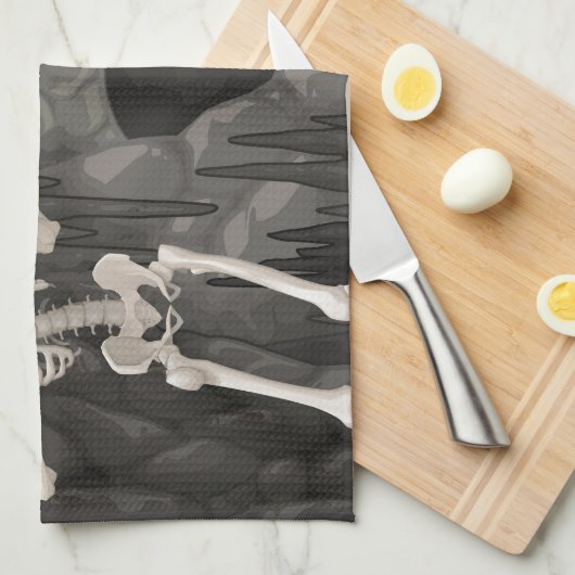 vioolskelet theedoek (Quarter Fold)