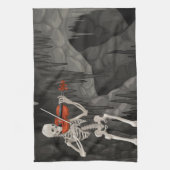 vioolskelet theedoek (Verticaal)