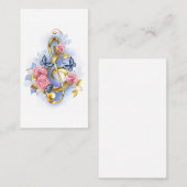 Vioolsleutel met roze rozen kortingskaartje (Voorkant / Achterkant)