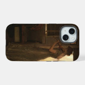 Vioolspeler Ansichtkaart iPhone 15 Case (Achterkant horizontaal)