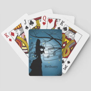 Vioolspeler Gepersonaliseerd Pokerkaarten