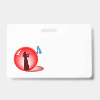 Vioolspeler in Sphere Badge