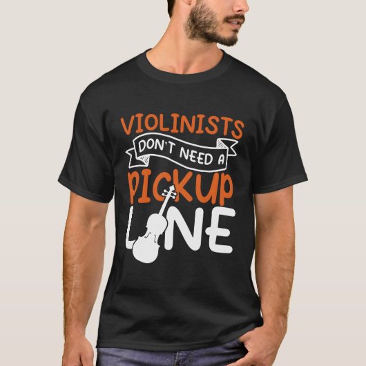 Vioolspeler Leraar Violist T-shirt (Voorkant)