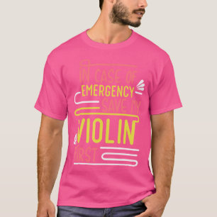 Vioolspeler Musicus Orkest Instrument Viool T-shirt