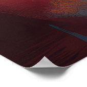 Vioolspeler Muziek Schilderen Abstracte Art Decor Poster (Hoek)