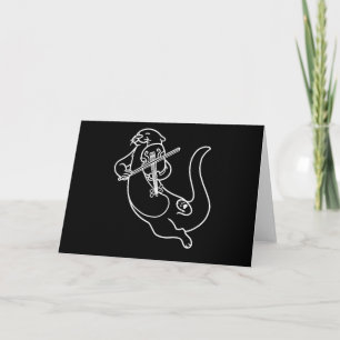 Vioolspeler Otter Cadeau Viool Altviool Muziek Kaart