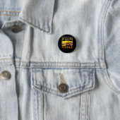 Vioolspeler Oude Man Ronde Button 3,2 Cm (In situ)