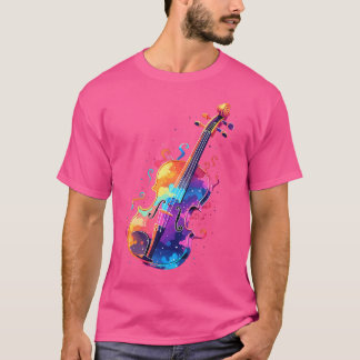 Vioolspeler Stropdas-Dye Violist Muziekinstrument T-shirt