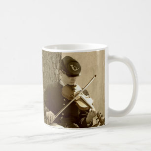 Vioolspeler uit de Burgeroorlog Koffiemok