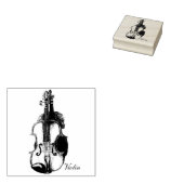 Vioolstempel Rubberstempel (Gestempeld)