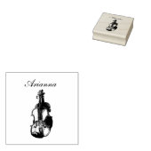 vioolstempel rubberstempel (Gestempeld)