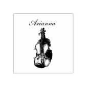 vioolstempel rubberstempel (Afrduk)