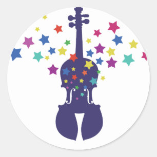 Vioolster Viool Stickers