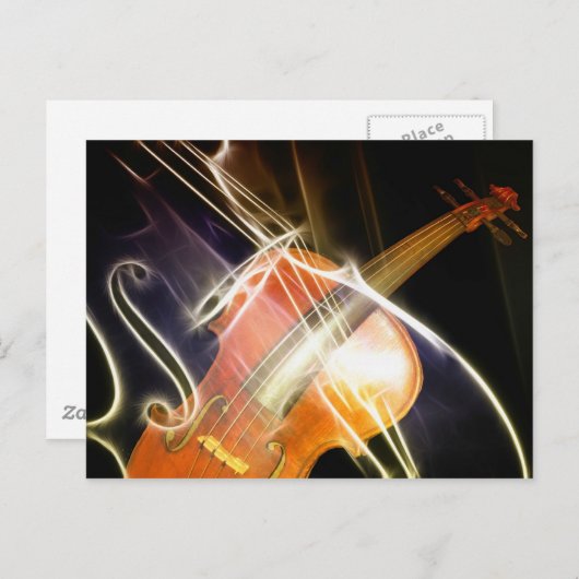 Vioolsymfonie Briefkaart (Voorkant / Achterkant)