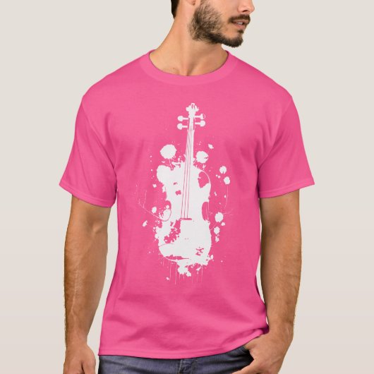 Viooltekening Fiddler Orchestra T-shirt (Voorkant)