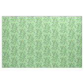 Viooltekst kerstboom stof (Fat Quarter)