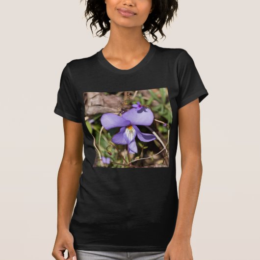 Viooltje met Bluets T-shirt (Voorkant)