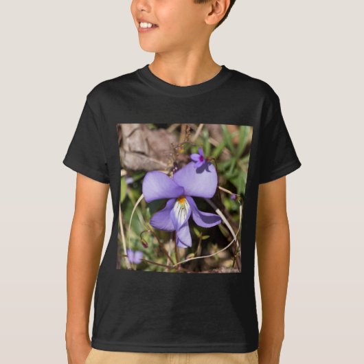 Viooltje met Bluets T-shirt (Voorkant)