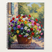 Viooltje Symboliek Kalender Planner (Voorkant)